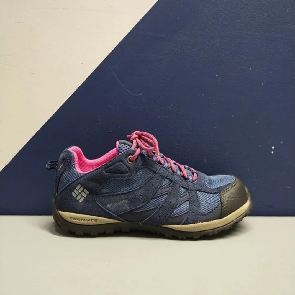 Columbia Tech Lite Redmond Hiking Shoes Youth US‎ 5 Multi Waterproof BY2857-508